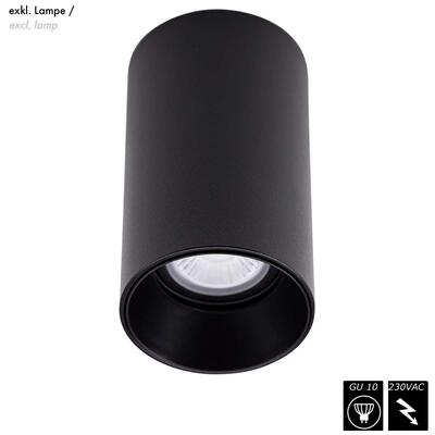 VISION - DRUM MINI, GU10, black, 230VAC, excl. Lamp