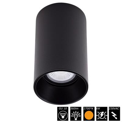 VISION - DRUM MINI, GU10, black, 230VAC, 2700°K