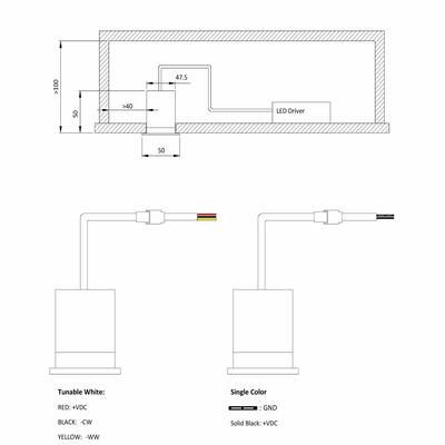 DOWNLIGHT MODULE SPOT COB 39.5°, CRI90 SWW