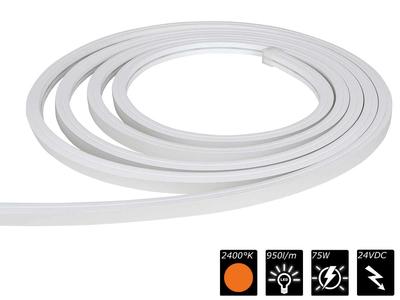 FLEX STRIP IP 54 OPAL SIDE VIEW UWW 5m 