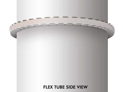 curve profile for FLEX TUBE SIDE VIEW 30cm