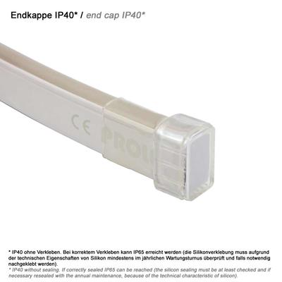 ENDKAPPE IP65 für FLAT MONO + RGB