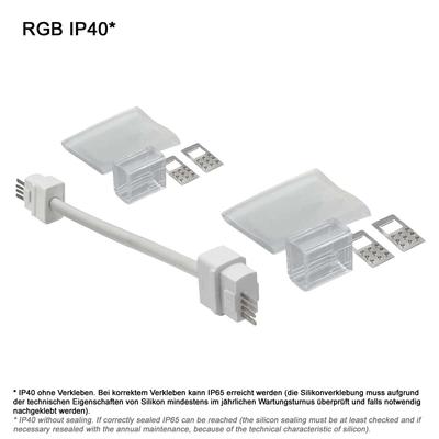 cable connector IP65 FLAT RGB