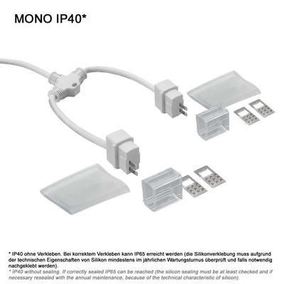 Y-supply connector IP65 FLAT MONO