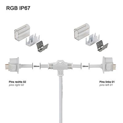 Y-supply connector IP67 PRO RGB