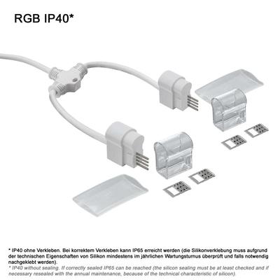 Y-supply connector IP65 PRO RGB