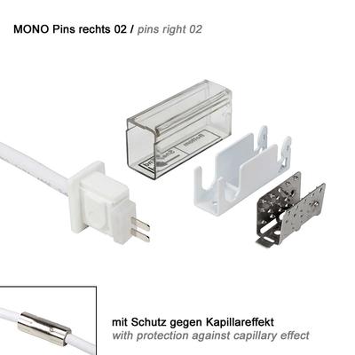 supply connector right 02 IP67 to open wires THIN MONO