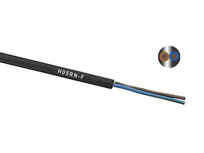 H05RN-F cable 2-wires 2x 0.75mm² per m
