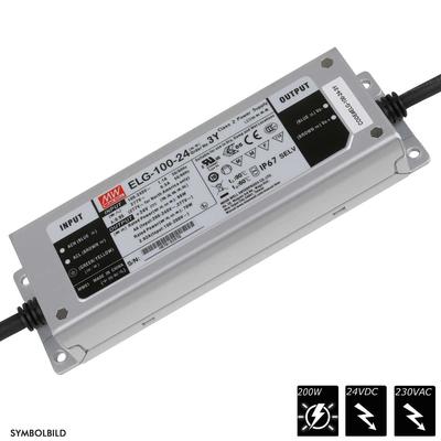 MEAN WELL SWITCHING POWER SUPPLY EURO IP67 24 VDC - 200 Watt