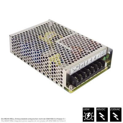 MEAN WELL SWITCHING POWER SUPPLY RS 48 VDC - 100 Watt
