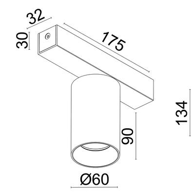 VISION - ORIENT 1 GU10, white, 230VAC, excl. Lamp