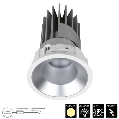 PERFORMANCE S POWER STD SPOT FIXED round, refl. silver, 30°, NW