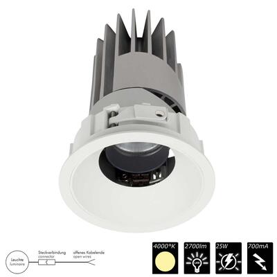 PERFORMANCE S POWER STD SPOT round, refl. white, 20°, NW