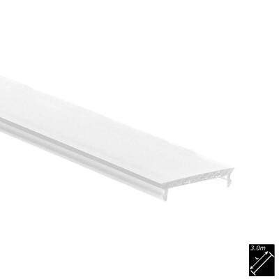 PVC COVER for 3-PHASES ELECTRIC RAIL, white, 3m