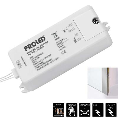 PWM METAL SENSOR TOUCH DIMMER 1x 8A