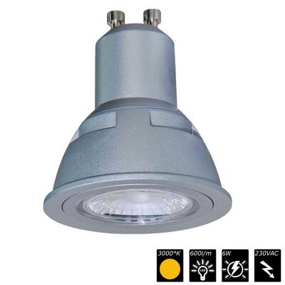 DOWNLIGHT REFLEX LED 6 MODUL, GU10, 3000°K, silver