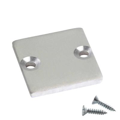 ALU END CAP S-LINE STANDARD, FLAT, silver