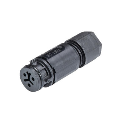 RST08 MICRO IP66 connector + Housing 3-PIN female BL