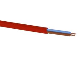 SILIKON CABLE HIGH TEMP. 2-wires 2x 1,00mm² per m