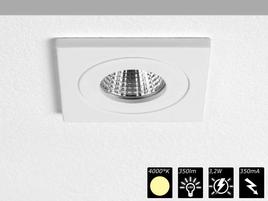 DOWNLIGHT MINI COB FIXED SQUARE weiss, NW