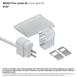 supply connector right 02 IP65 to open wires PRO MONO