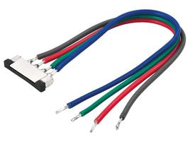 LED STRIP CONNECTOR RGB 10mm to open wires