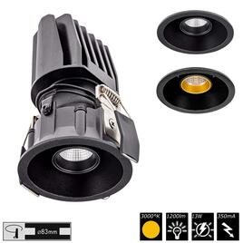 LUXUS, black, 3000°K, 13W, dimmable