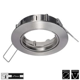 DOWNLIGHT MASTERS RING, round, silver ajustable