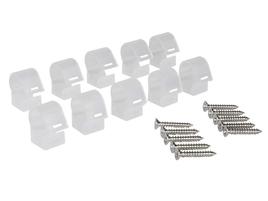 MOUNING CLIPS (set with 10 clips + 10 screws) FLEX STRIP OPAL 360