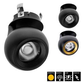 MOVE TRIMLESS S, black, 3000°K, 11W, dimmable