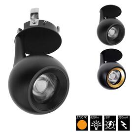 MOVE TRIMLESS SL, black, 2700°K, 11W, dimmable