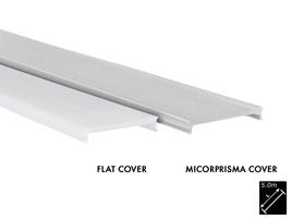 PLASTIC COVER SQ-LINE FLAT, FROST 5m