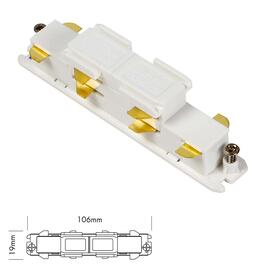 3 Fase DALI Track Mini Connector - white