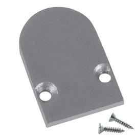ALU END CAP S-LINE LOW 24, ROUND, silver