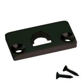 ALU END CAP S-LINE LOW, FLAT, with Hole, black