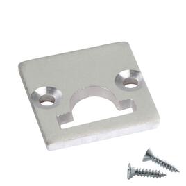 ALU END CAP S-LINE STANDARD, FLAT, with Hole, silver
