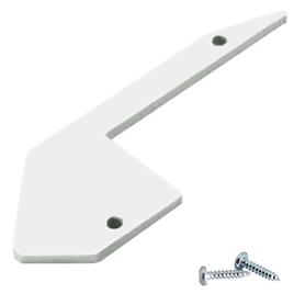 ALU END KAPPE S-LINE STEP UP, FLAT, weiss