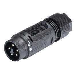 IP68 connector + Housing 5-PIN male BL