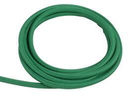 TEXTIL-cable 5-wires 5x 0,75mm², green, per m