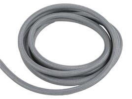 TEXTIL-cable 3-wires 3x 0,75mm², grey, per m